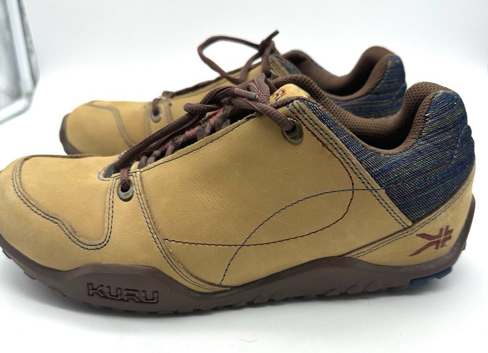 Kuru Chicane Women’s 11 Leather Warmstone Brown Walking Hiking Shoes EUC
